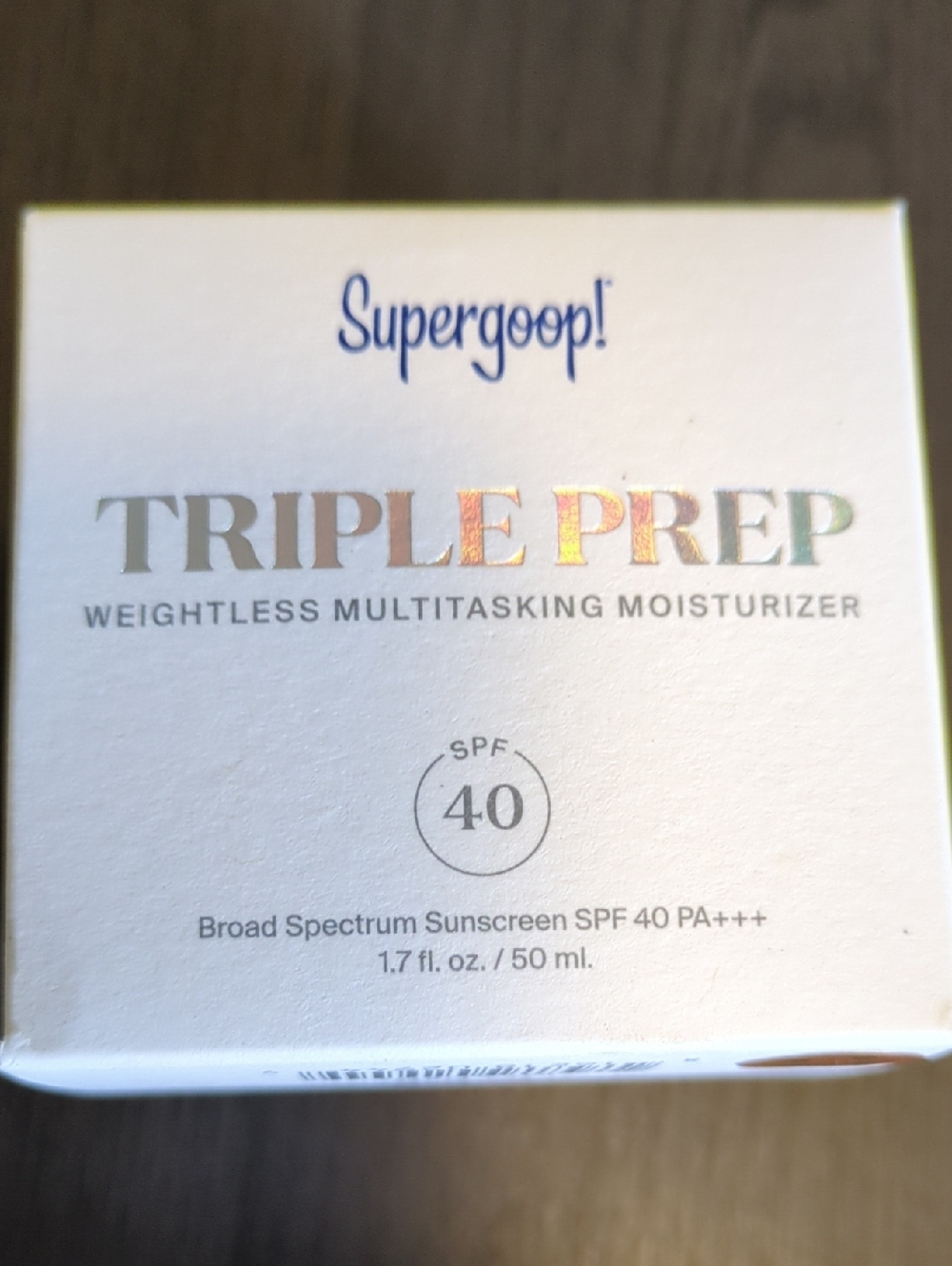 Supergoop! Triple Prep Weightless Moisturizer - White